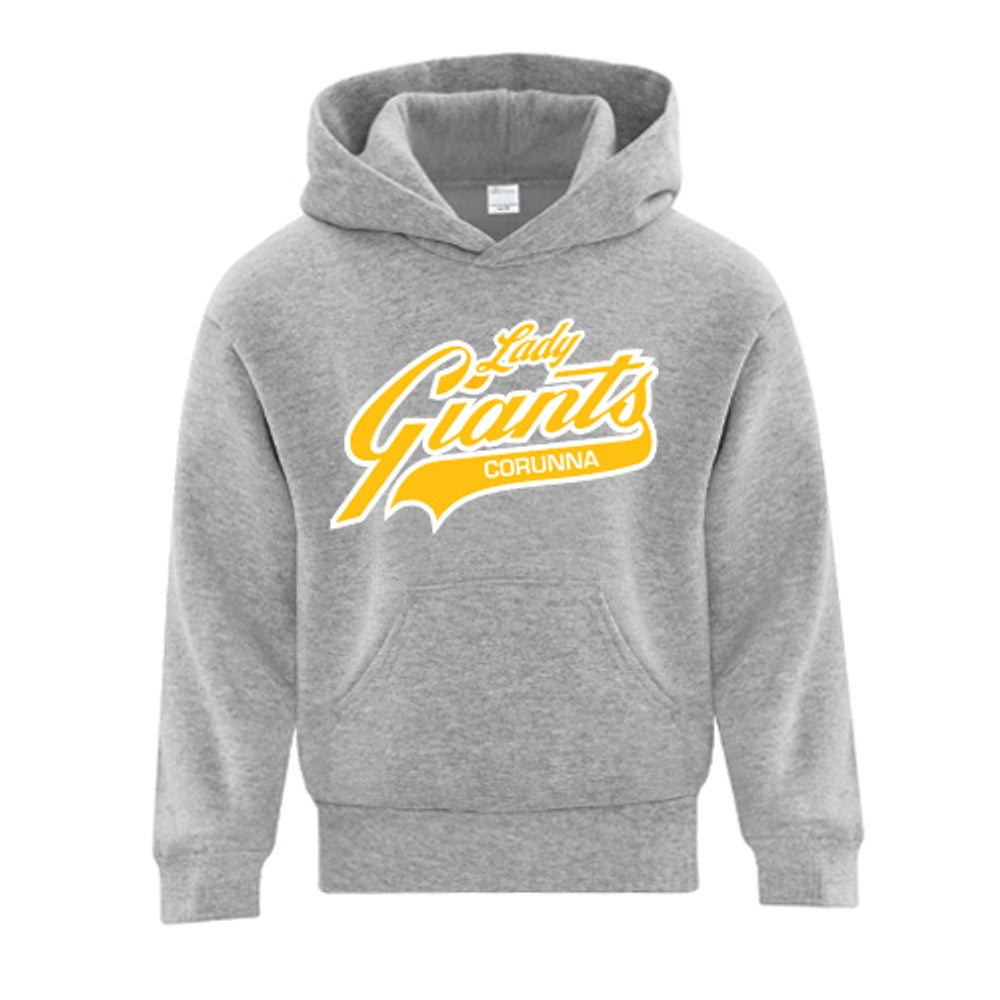 Corunna Lady Giants Youth Everyday Fleece Hooded Sweatshirt