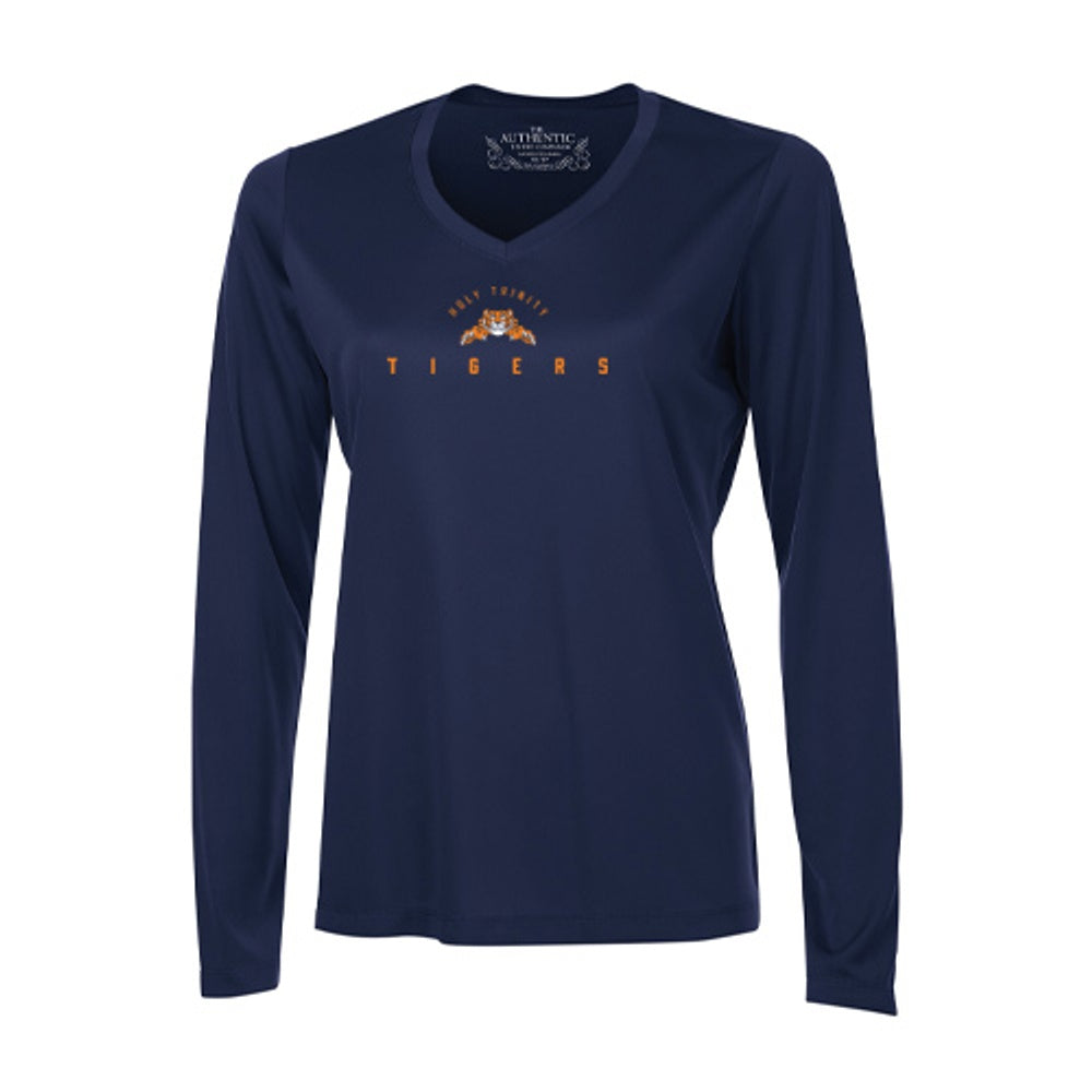 Holy Trinity Ladies' Pro Team Long Sleeve V-Neck T-Shirt