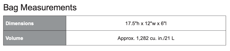 Unisex Sizing Chart