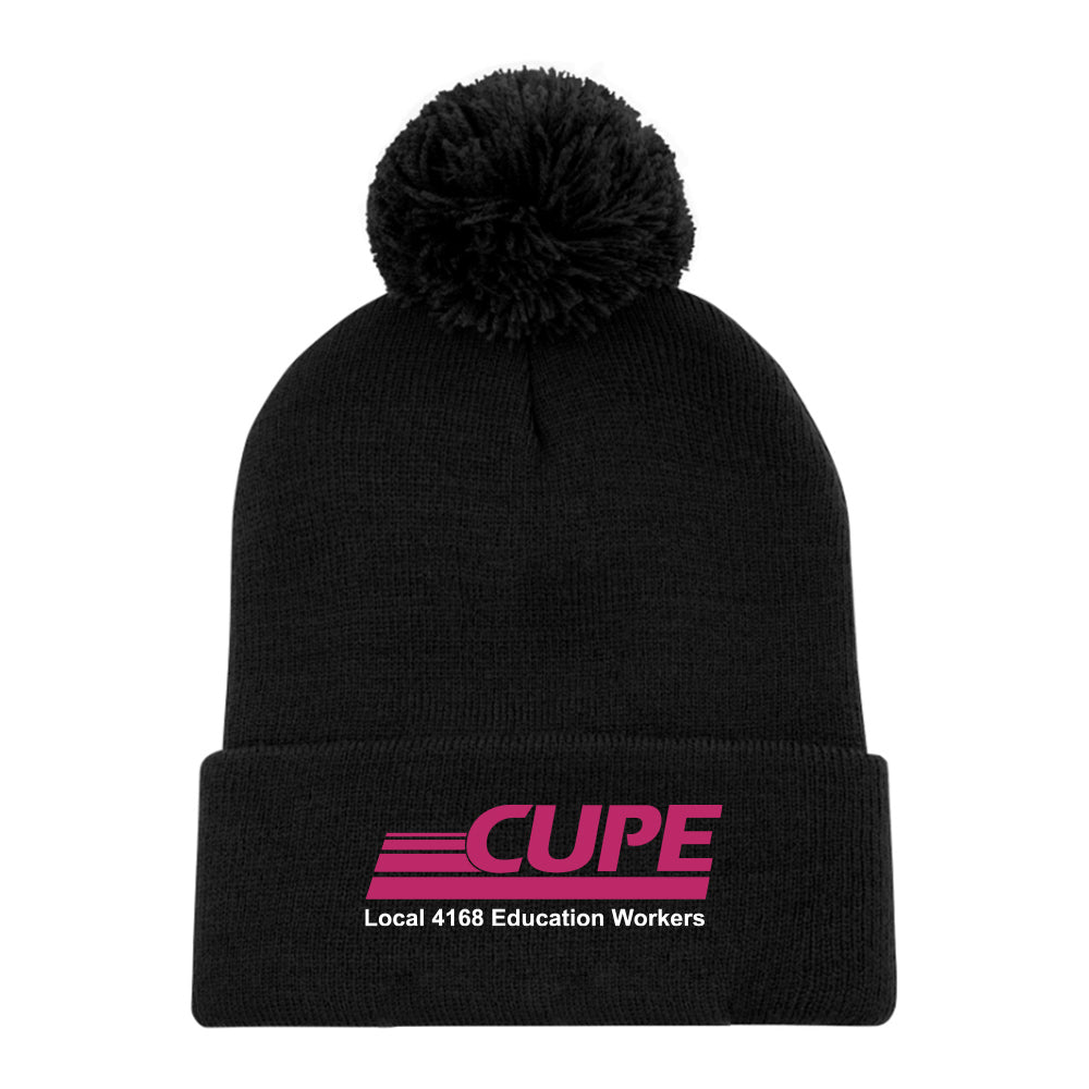 CUPE 4168 Everyday Pom Pom Cuff Toque