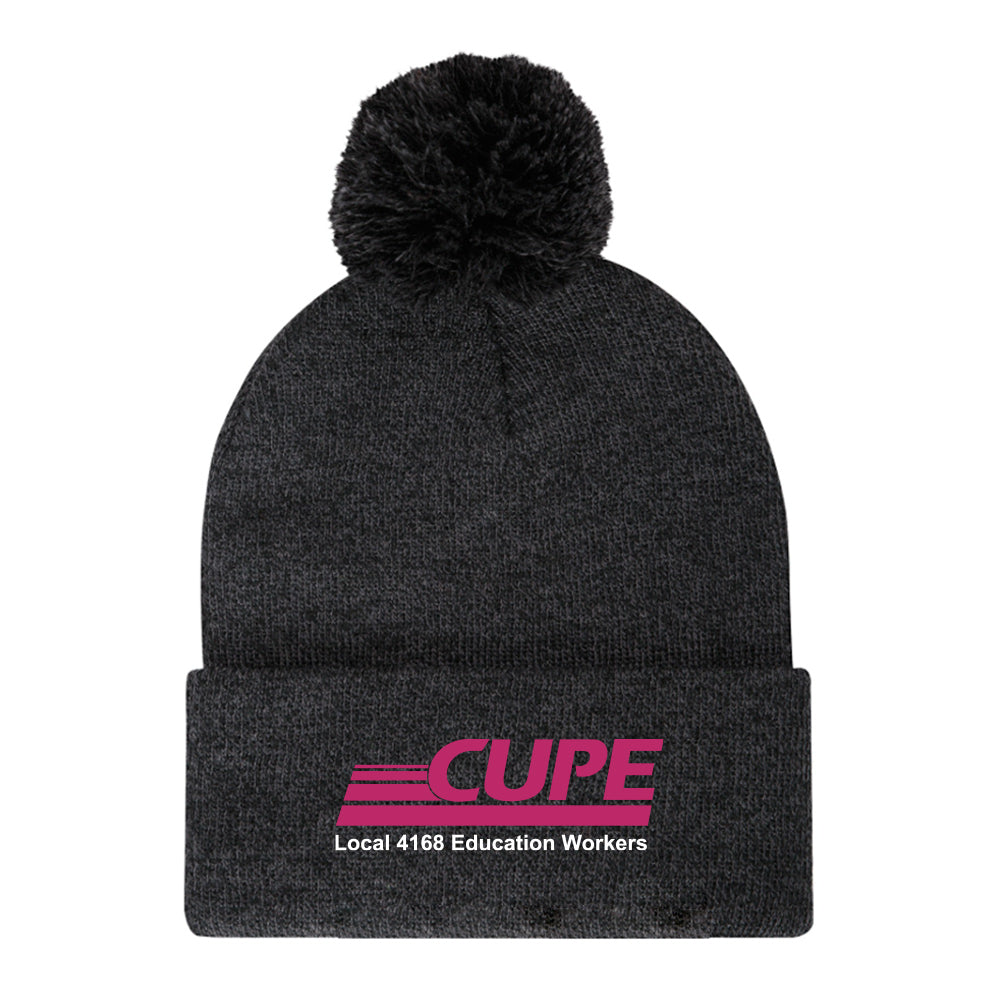 CUPE 4168 Everyday Pom Pom Cuff Toque