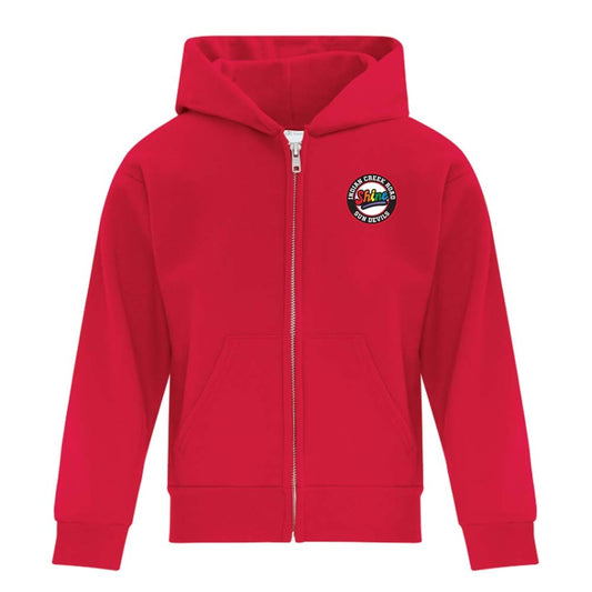 Indian Creek Road Youth Fleece Full Zip Hooded Sweatshirt