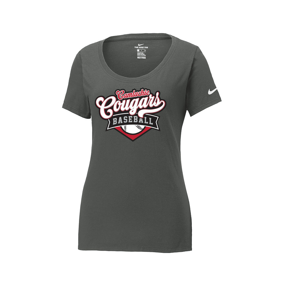 Camlachie Cougars Ladies' Nike Dri-FIT Cotton/Poly Scoop Neck Tee