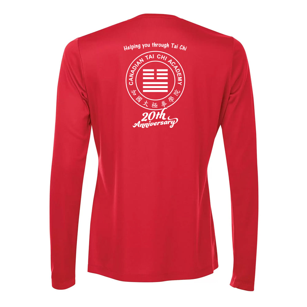 Canadian Tai Chi Ladies' Pro Team Long Sleeve V-Neck T-Shirt