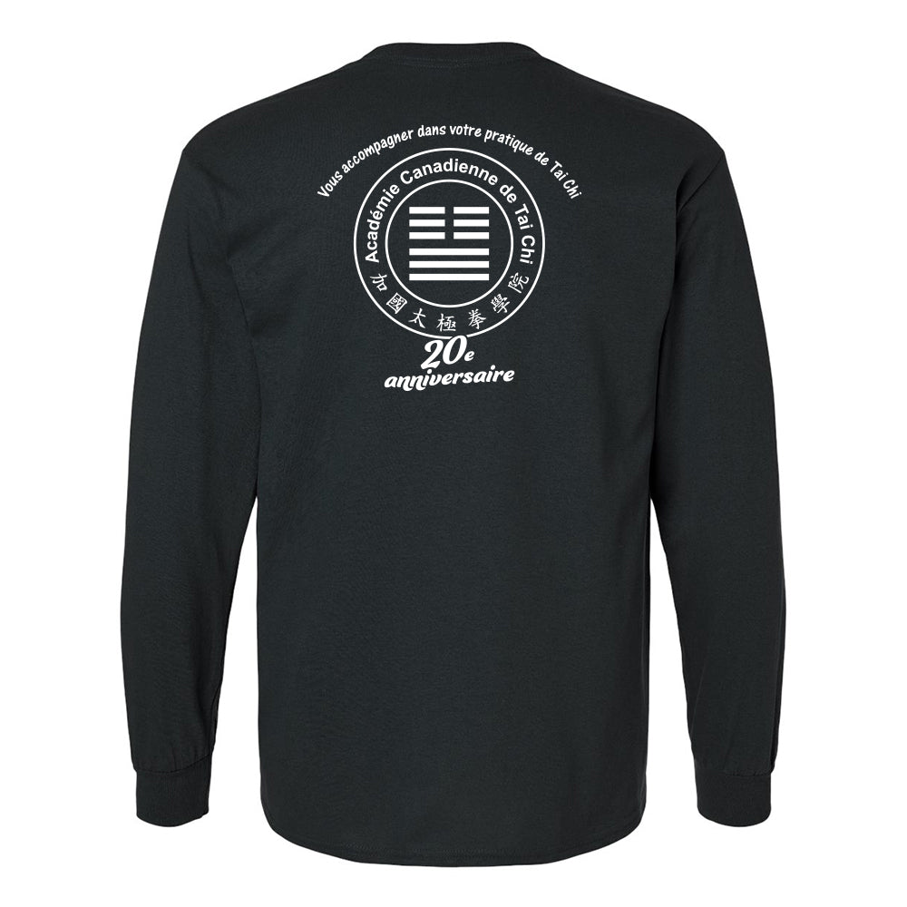 Canadian Tai Chi 20th Anniversary Adult Cotton Long Sleeve (French)