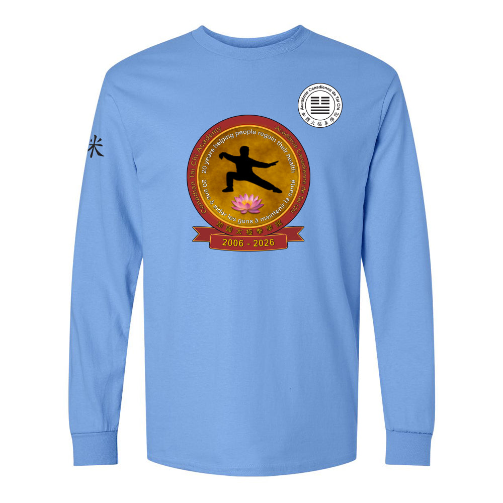 Canadian Tai Chi 20th Anniversary Adult Cotton Long Sleeve (French)