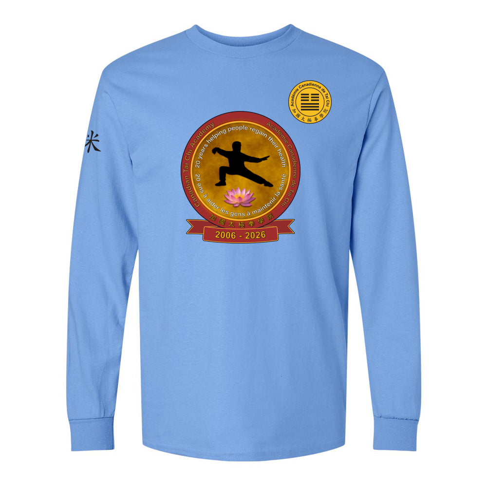 Canadian Tai Chi 20th Anniversary Adult Cotton Long Sleeve (French)