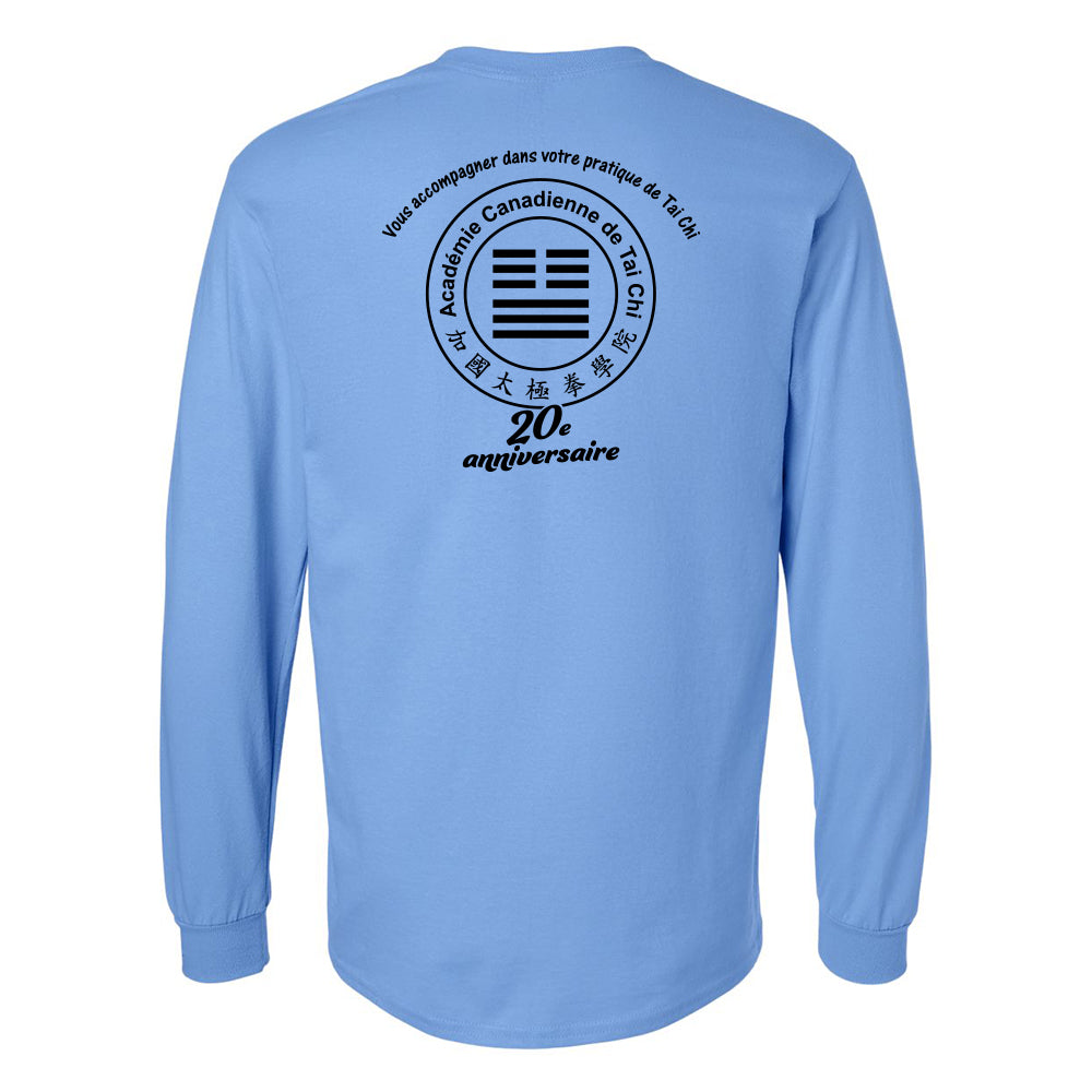 Canadian Tai Chi 20th Anniversary Adult Cotton Long Sleeve (French)