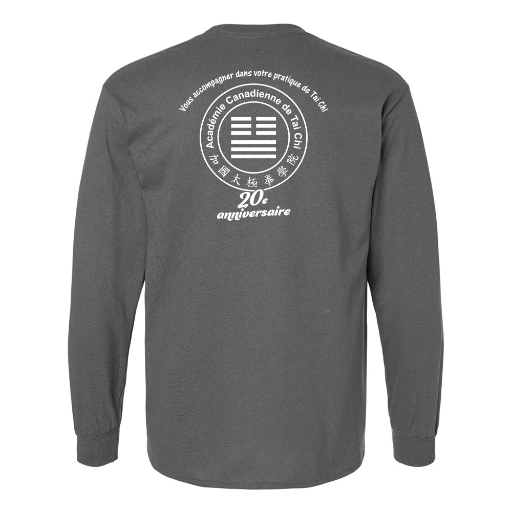 Canadian Tai Chi 20th Anniversary Adult Cotton Long Sleeve (French)