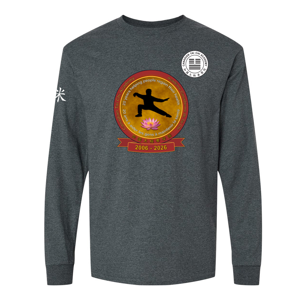 Canadian Tai Chi 20th Anniversary Adult Cotton Long Sleeve (English)
