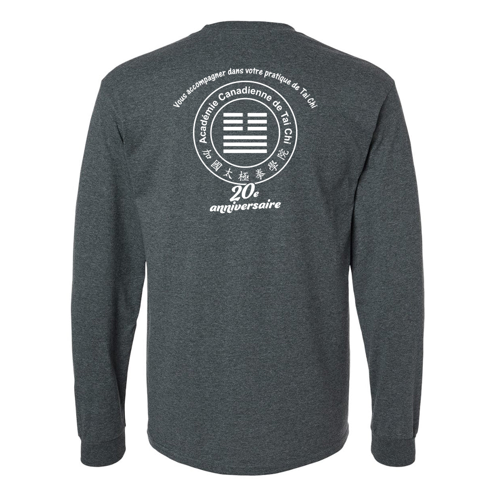 Canadian Tai Chi 20th Anniversary Adult Cotton Long Sleeve (French)