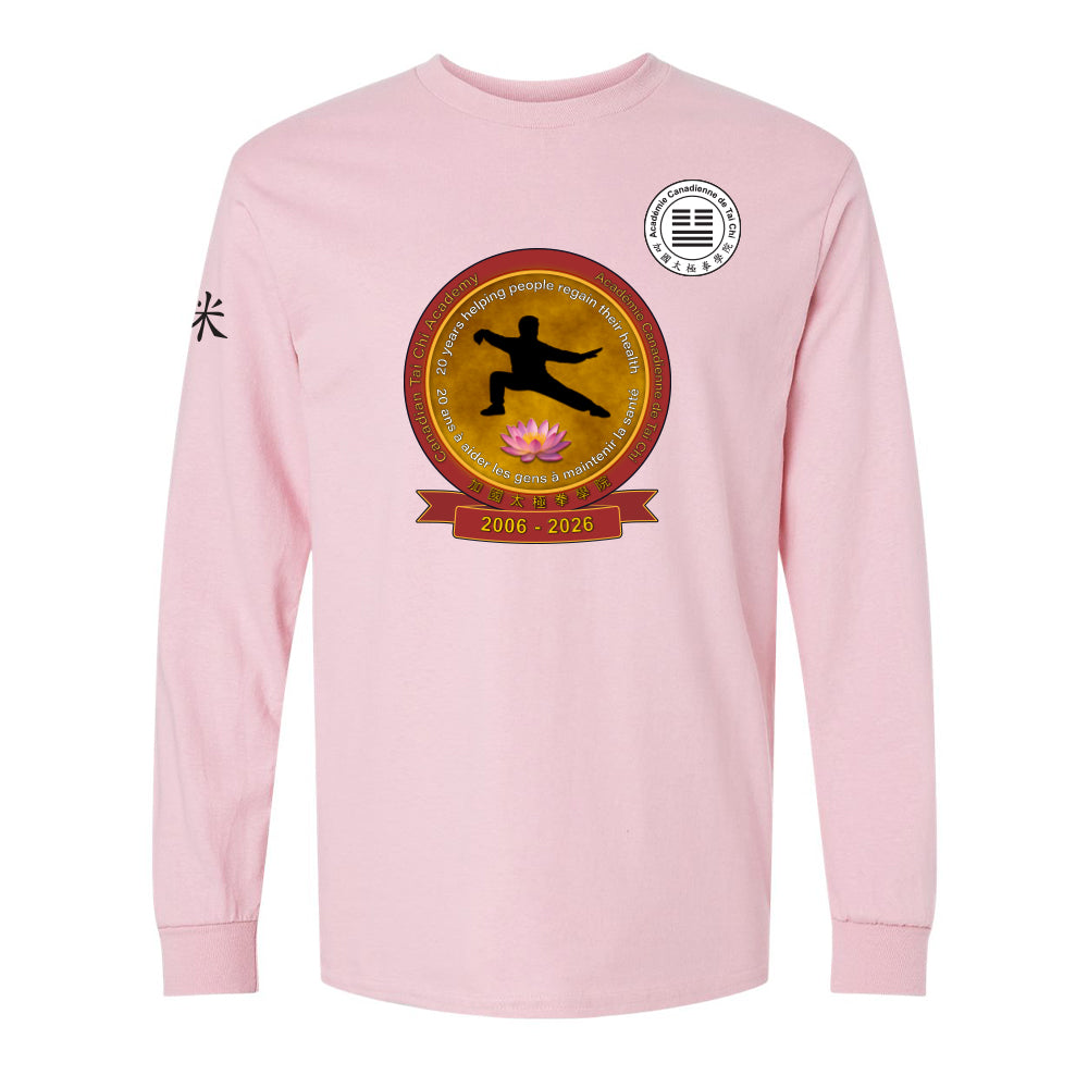 Canadian Tai Chi 20th Anniversary Adult Cotton Long Sleeve (French)