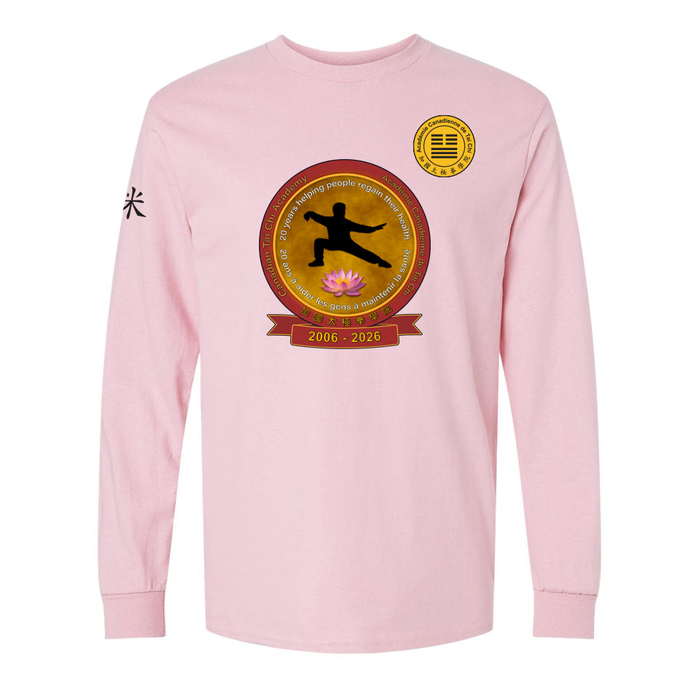 Canadian Tai Chi 20th Anniversary Adult Cotton Long Sleeve (French)