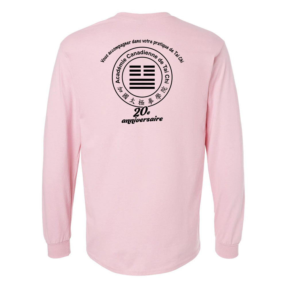 Canadian Tai Chi 20th Anniversary Adult Cotton Long Sleeve (French)