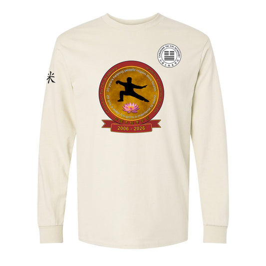 Canadian Tai Chi 20th Anniversary Adult Cotton Long Sleeve (English)
