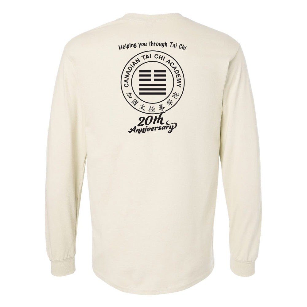 Canadian Tai Chi 20th Anniversary Adult Cotton Long Sleeve (English)