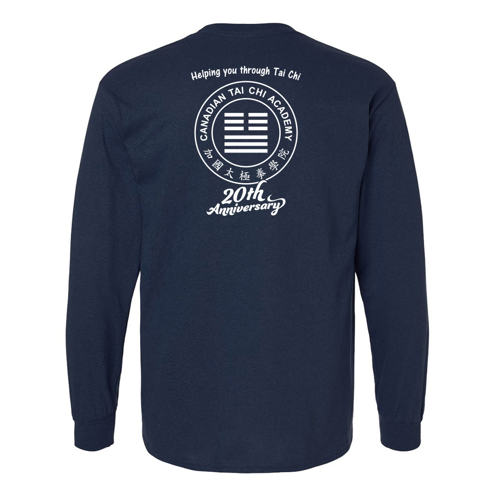 Canadian Tai Chi 20th Anniversary Adult Cotton Long Sleeve (English)