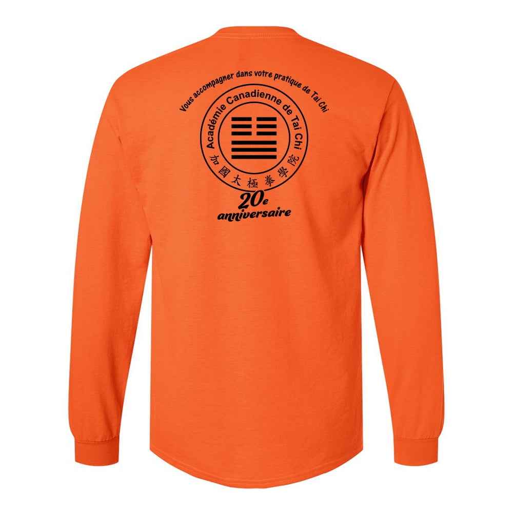 Canadian Tai Chi 20th Anniversary Adult Cotton Long Sleeve (French)