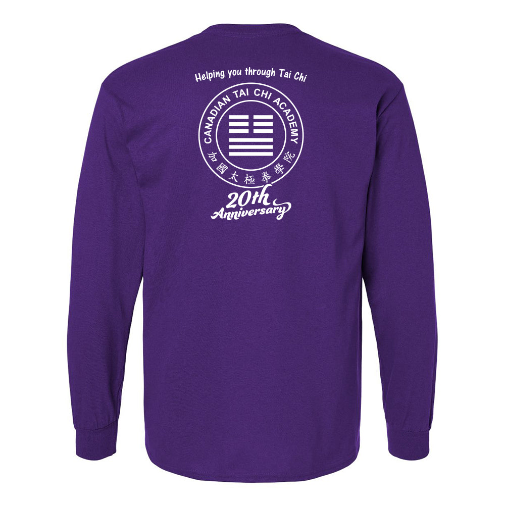 Canadian Tai Chi 20th Anniversary Adult Cotton Long Sleeve (English)