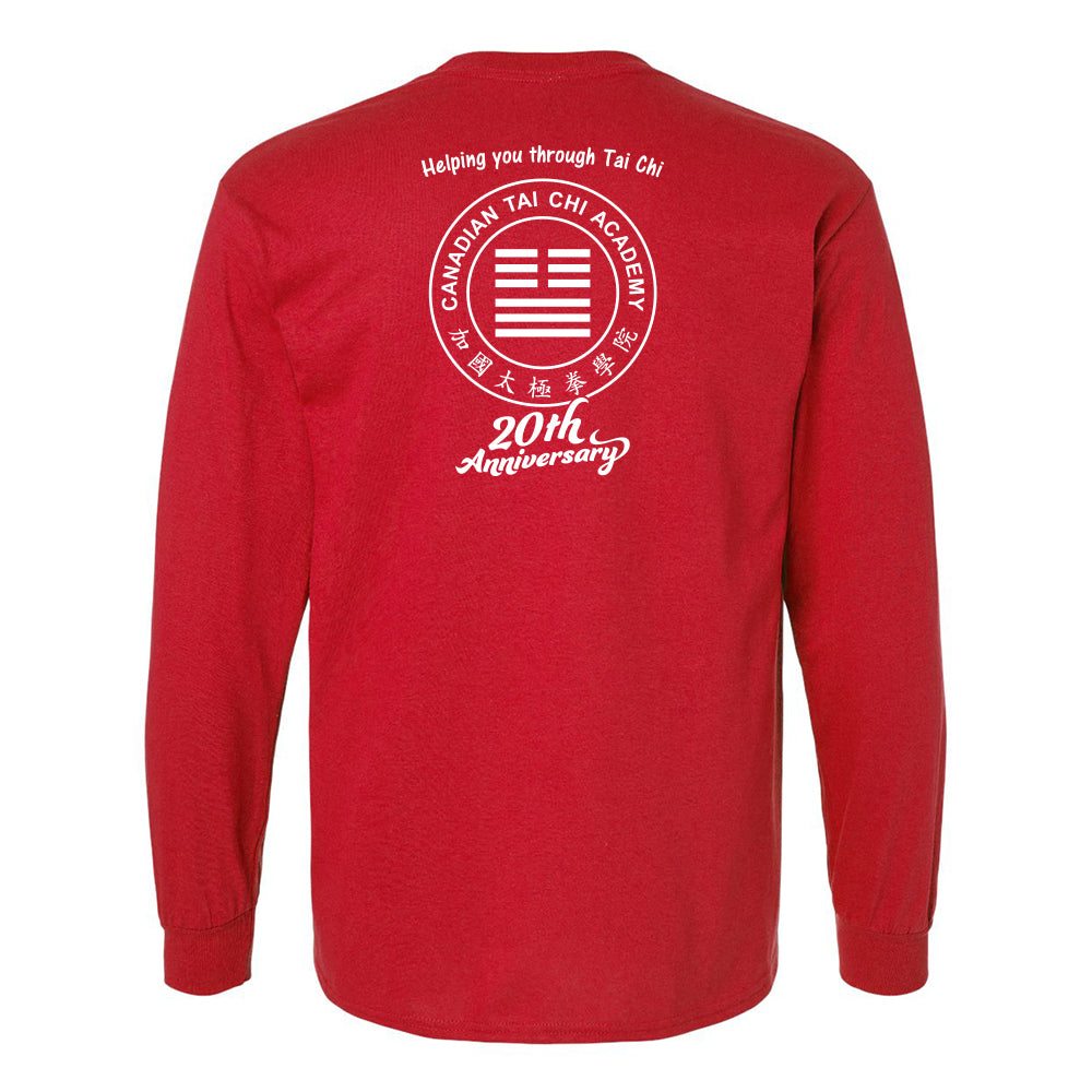Canadian Tai Chi 20th Anniversary Adult Cotton Long Sleeve (English)