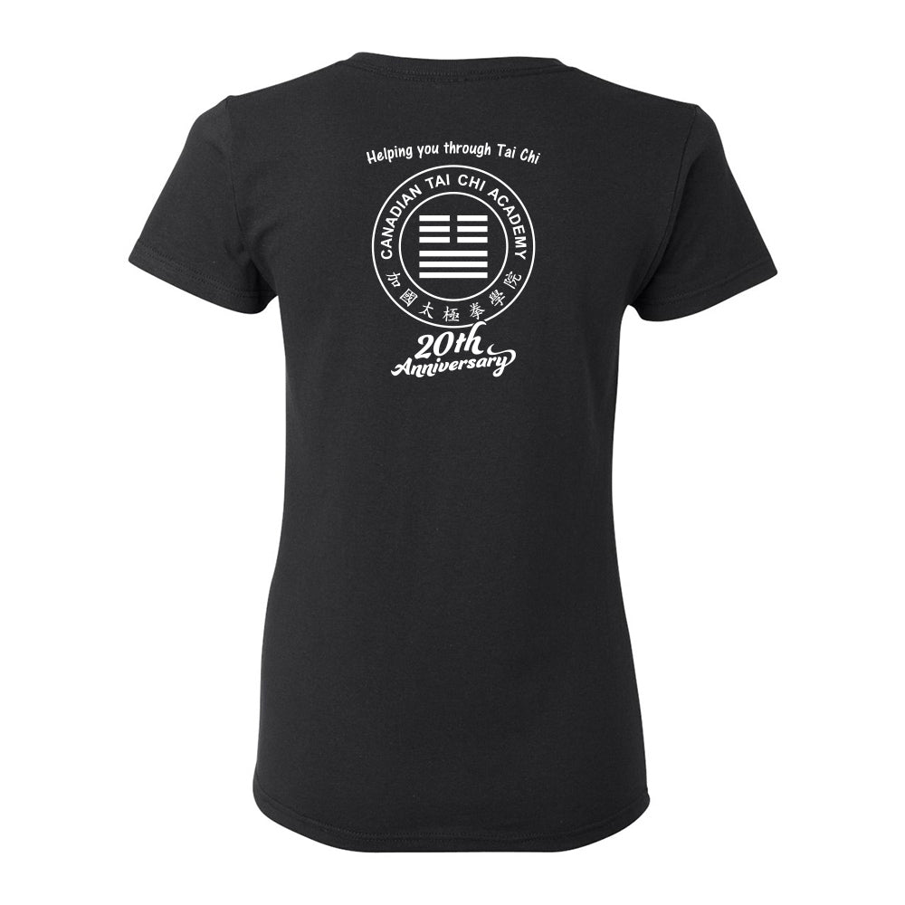 Canadian Tai Chi 20th Anniversary Ladies' Cotton T-Shirt (English)