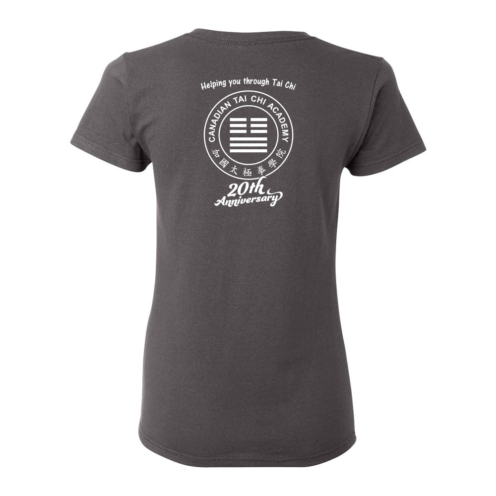 Canadian Tai Chi 20th Anniversary Ladies' Cotton T-Shirt (English)