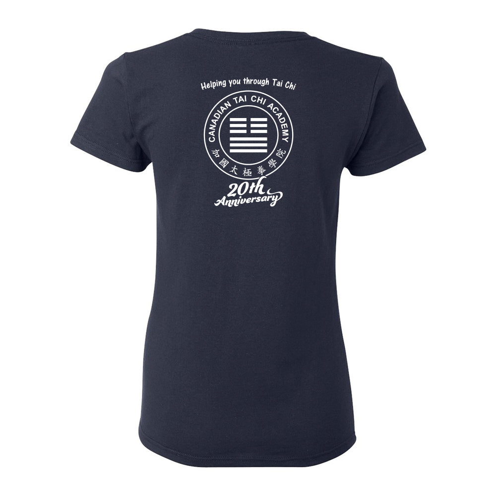 Canadian Tai Chi 20th Anniversary Ladies' Cotton T-Shirt (English)