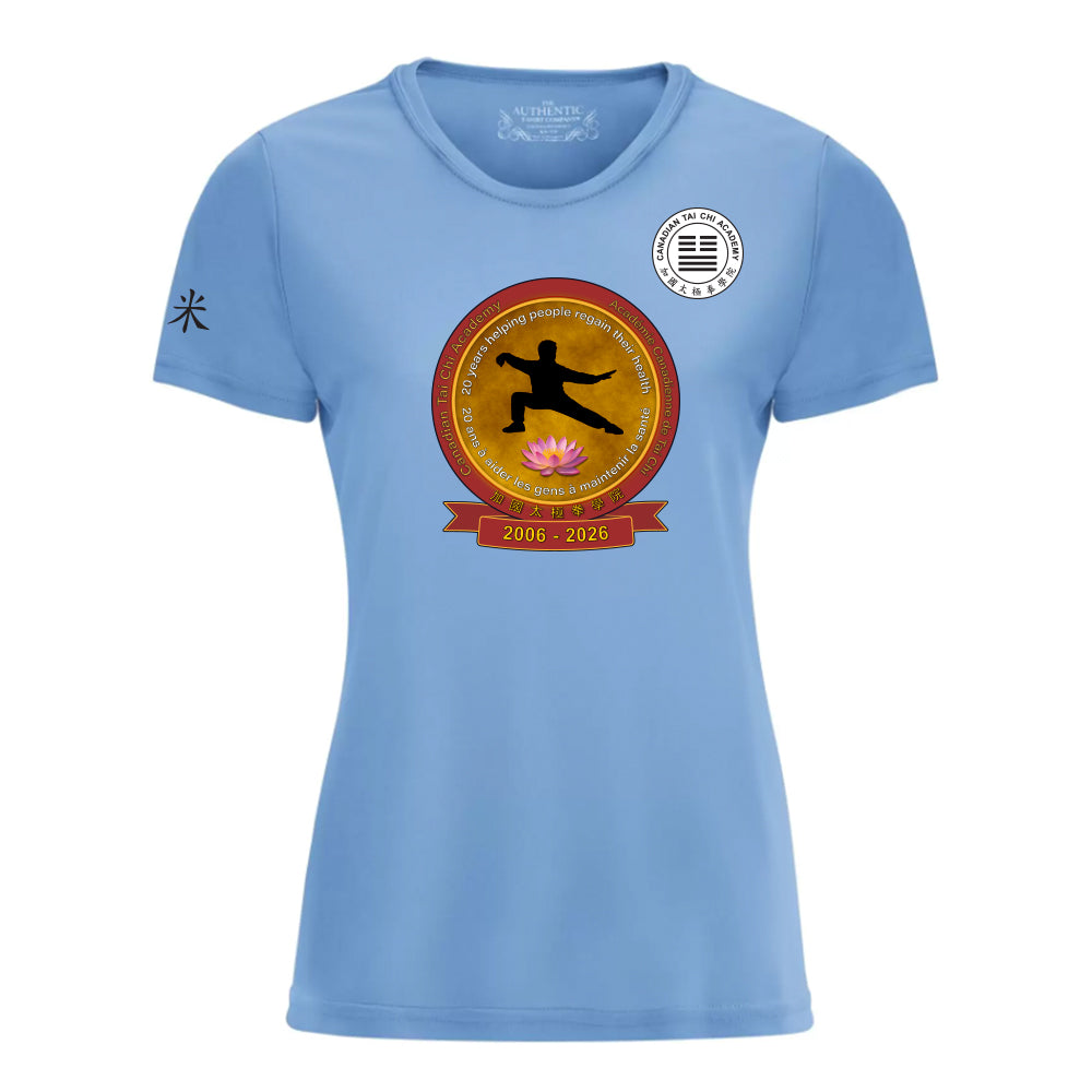 Canadian Tai Chi 20th Anniversary Ladies' Pro Team T-Shirt (English)