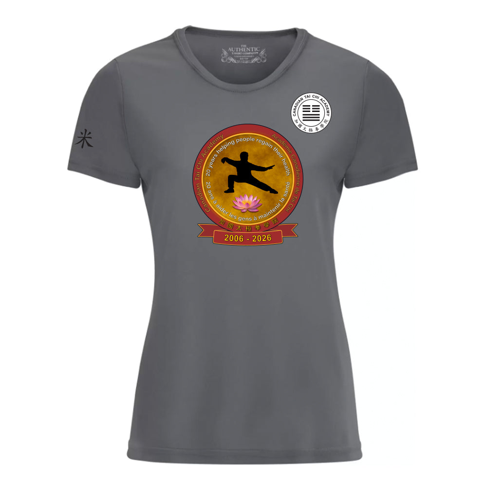 Canadian Tai Chi 20th Anniversary Ladies' Pro Team T-Shirt (English)
