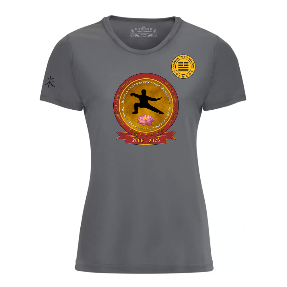 Canadian Tai Chi 20th Anniversary Ladies' Pro Team T-Shirt (English)