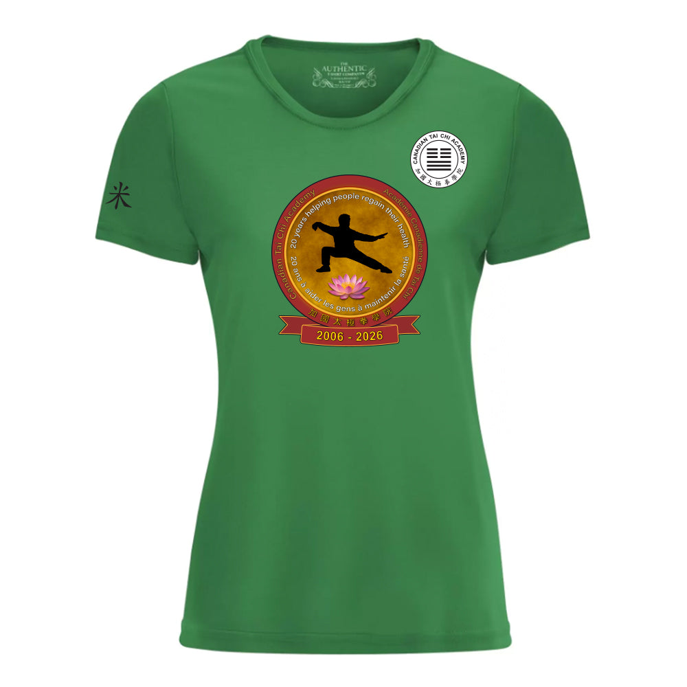 Canadian Tai Chi 20th Anniversary Ladies' Pro Team T-Shirt (English)