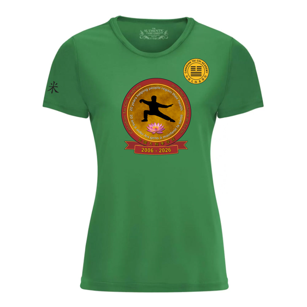 Canadian Tai Chi 20th Anniversary Ladies' Pro Team T-Shirt (English)