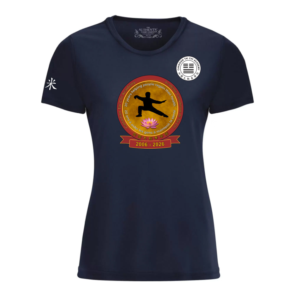 Canadian Tai Chi 20th Anniversary Ladies' Pro Team T-Shirt (English)
