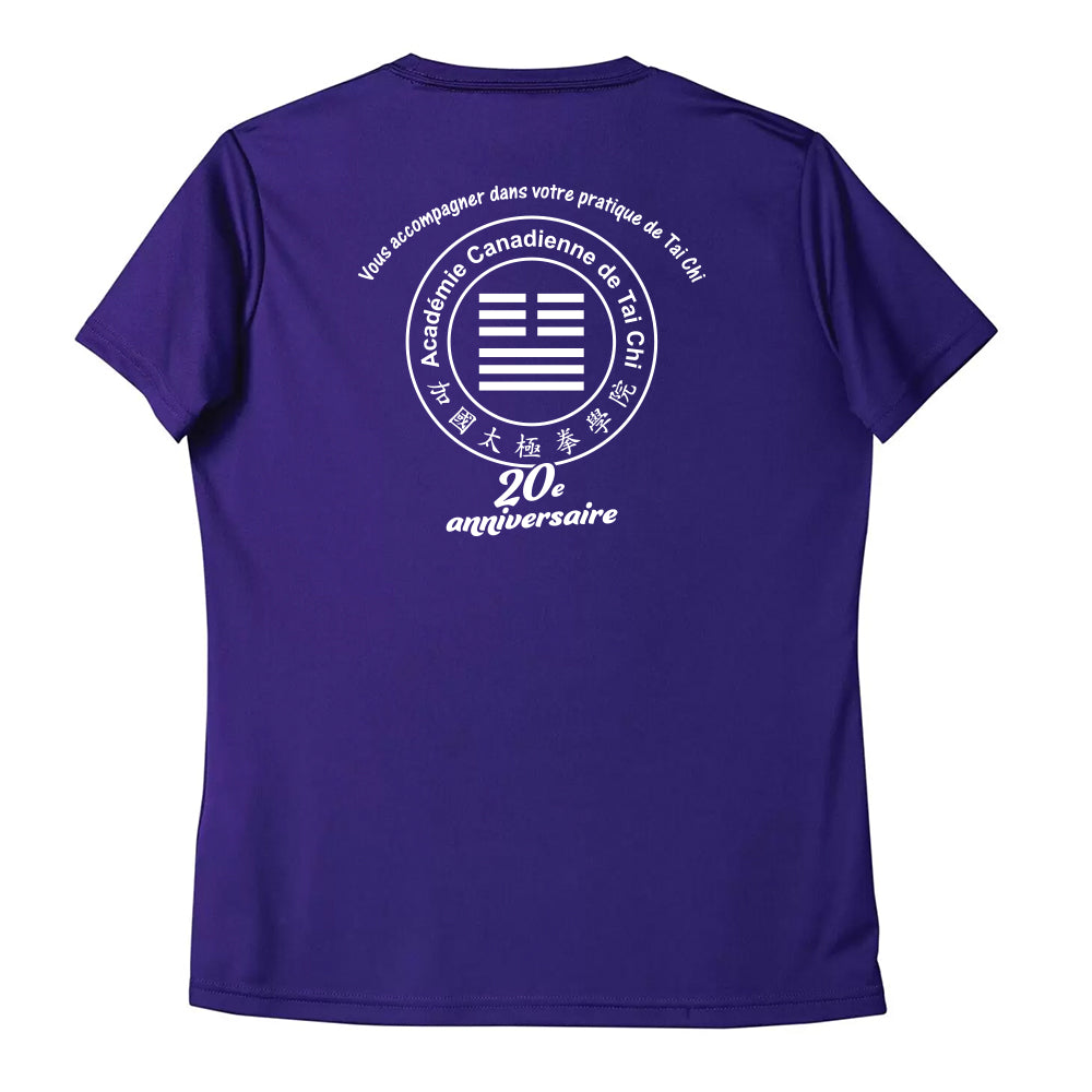 Canadian Tai Chi 20th Anniversary Ladies' Pro Team T-Shirt (French)
