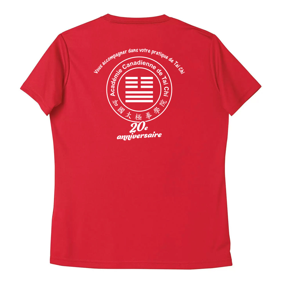 Canadian Tai Chi 20th Anniversary Ladies' Pro Team T-Shirt (French)