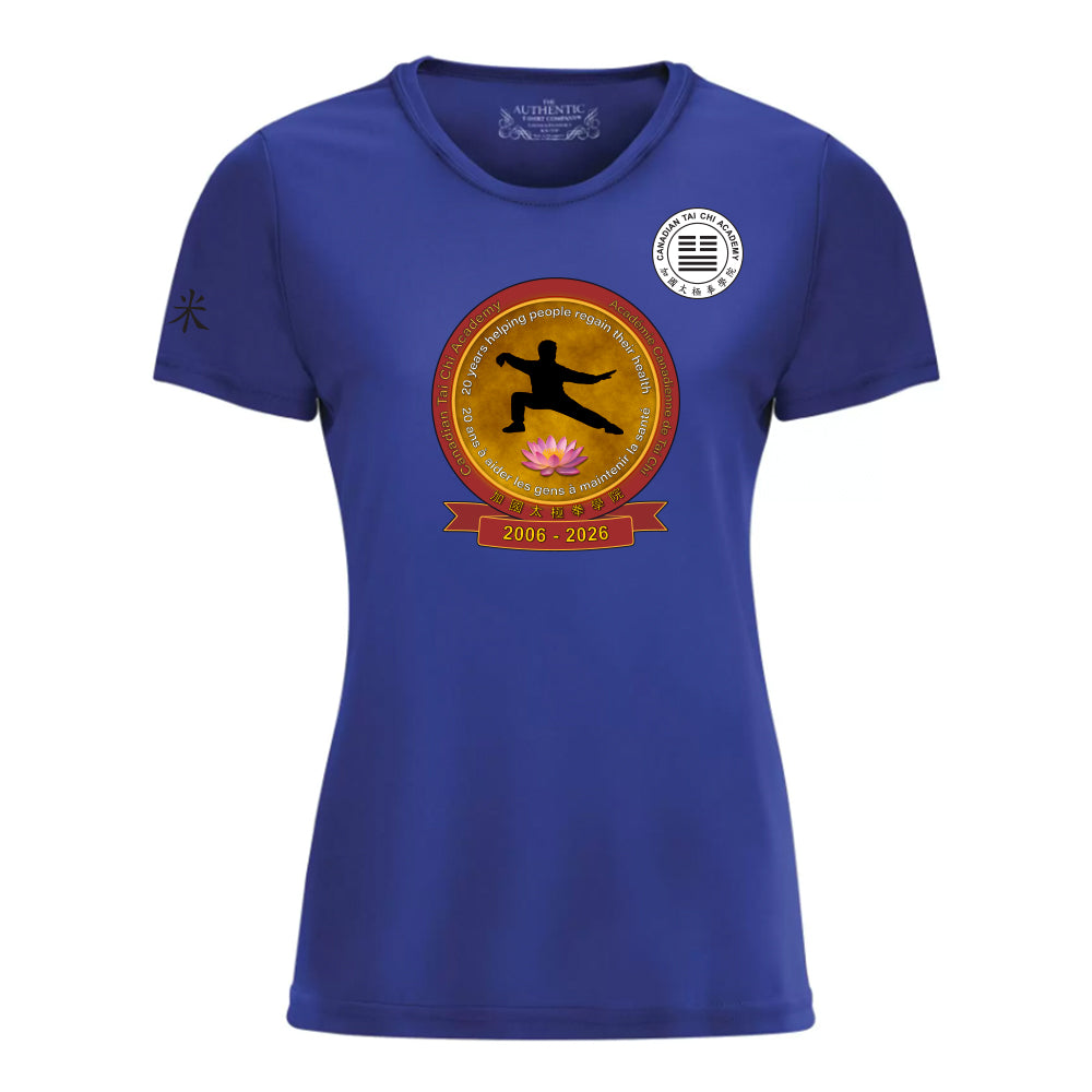 Canadian Tai Chi 20th Anniversary Ladies' Pro Team T-Shirt (English)