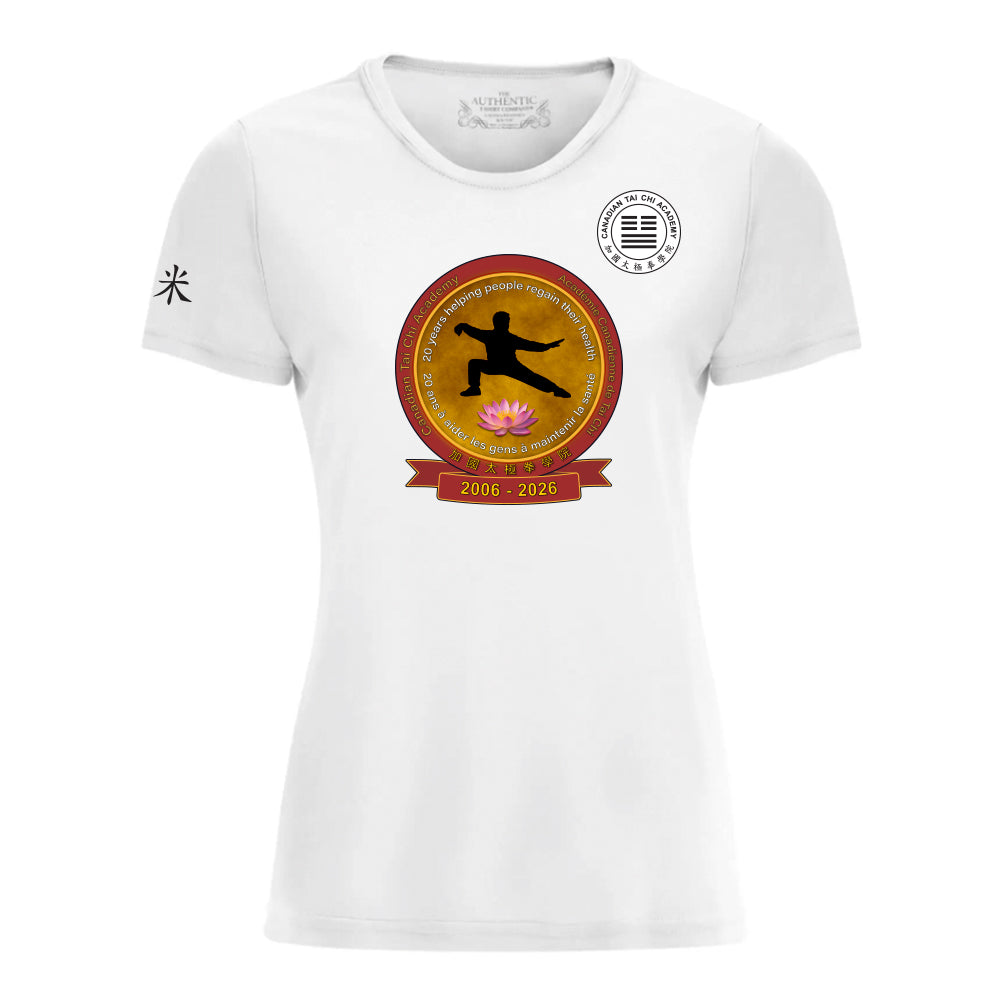 Canadian Tai Chi 20th Anniversary Ladies' Pro Team T-Shirt (English)