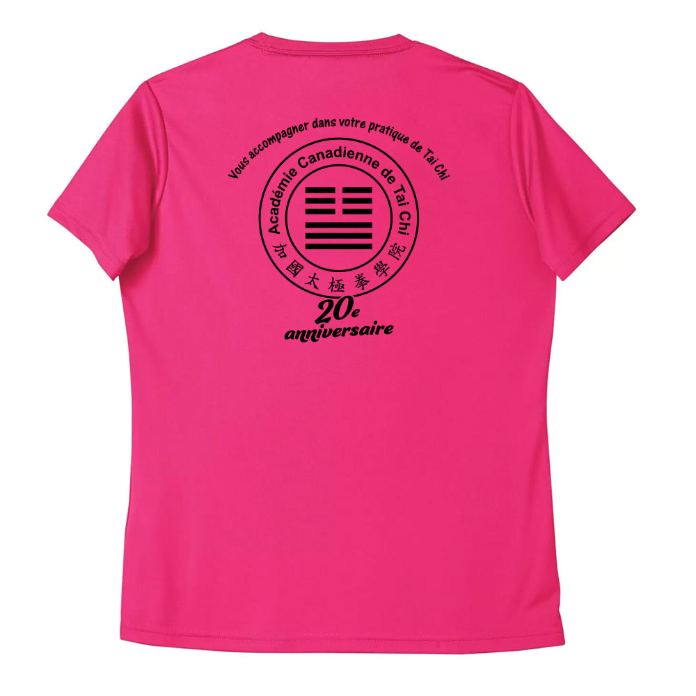 Canadian Tai Chi 20th Anniversary Ladies' Pro Team T-Shirt (French)
