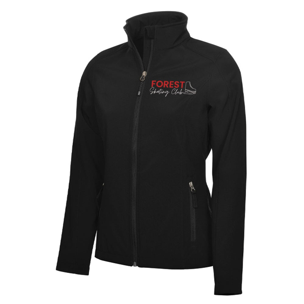 Forest Skating Club Ladies' Everyday Water Repellent Soft Shell Jacket