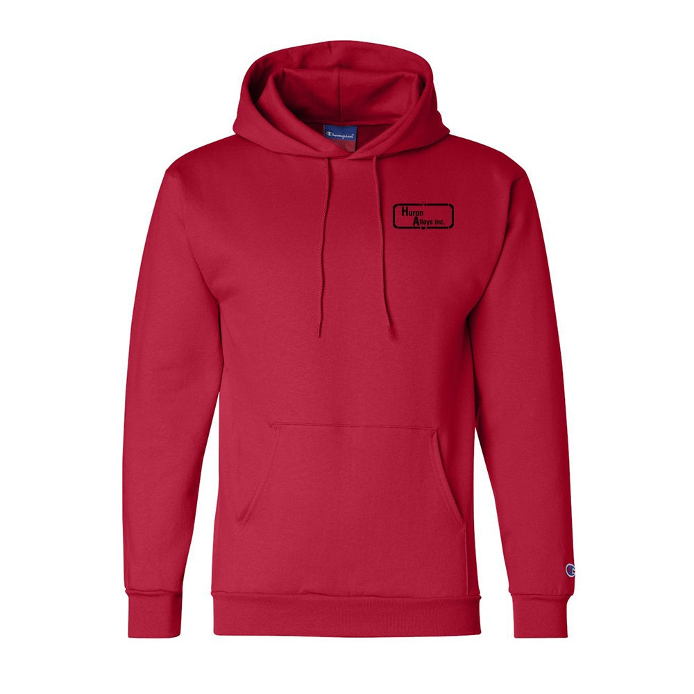 Huron Alloys Adult Champion Powerblend Pullover Hooded Sweatshirt