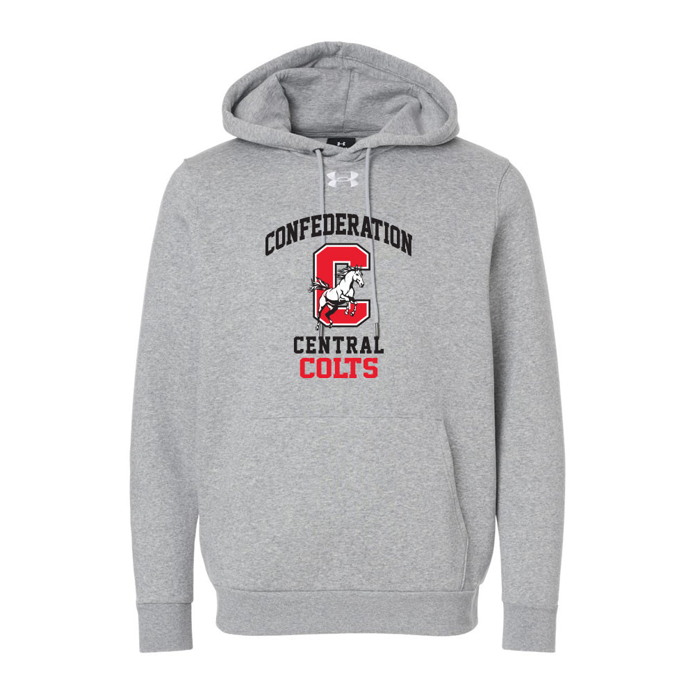 Confederation Central Adult Under Armour Team Icon Fleece Hooded Sweatshirt
