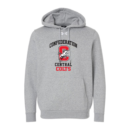 Confederation Central Adult Under Armour Team Icon Fleece Hooded Sweatshirt