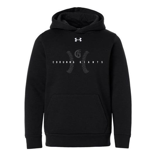 Corunna Giants Youth Under Armour Team Icon Fleece Hooded Sweatshirt