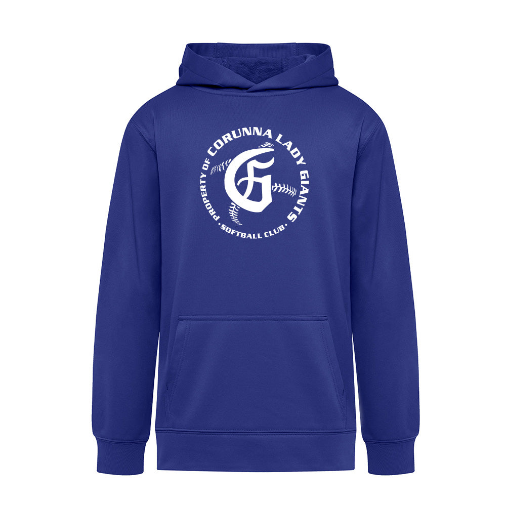 Corunna Lady Giants Youth Essential Performance Hoodie