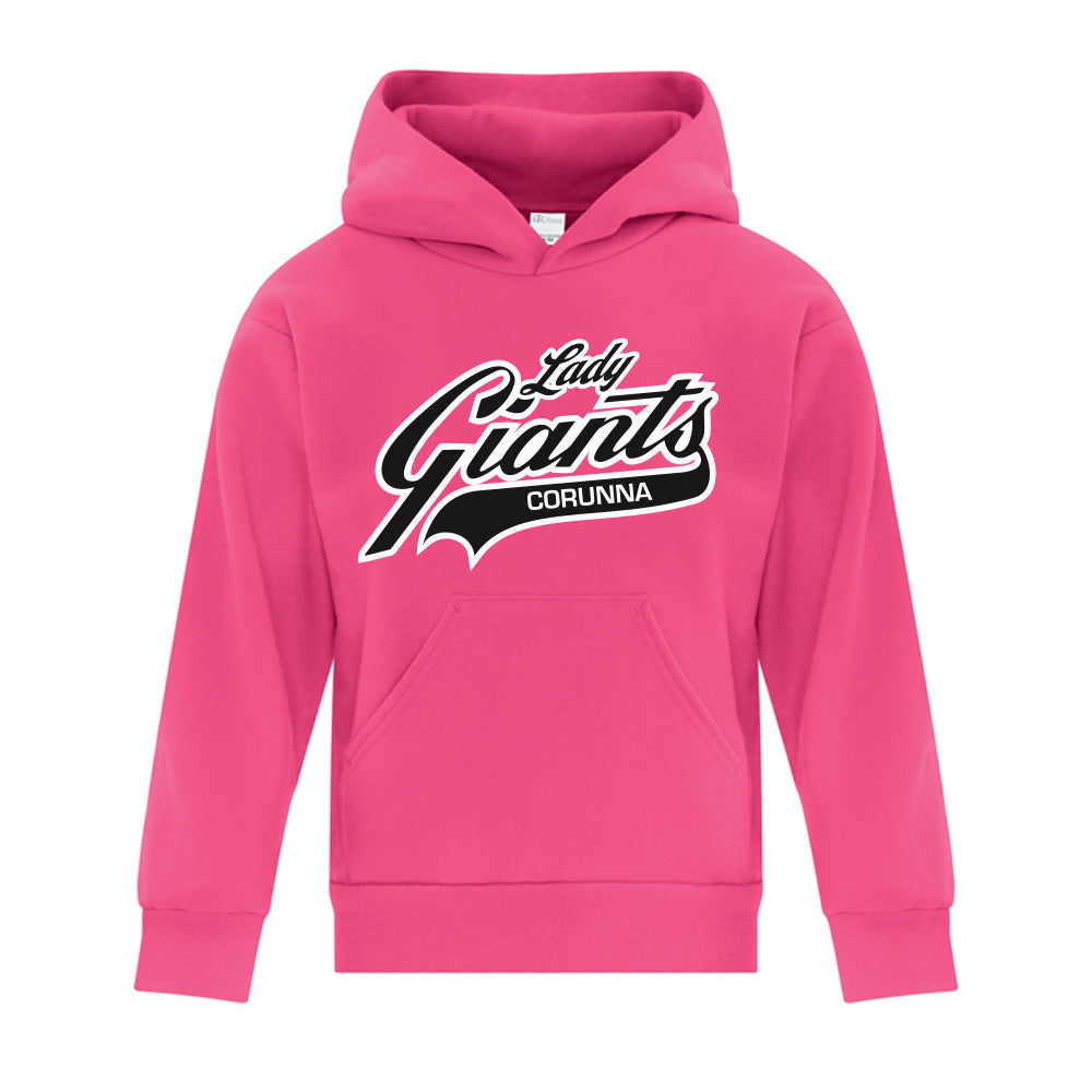 Corunna Lady Giants Youth Fleece Hooded Sweatshirt