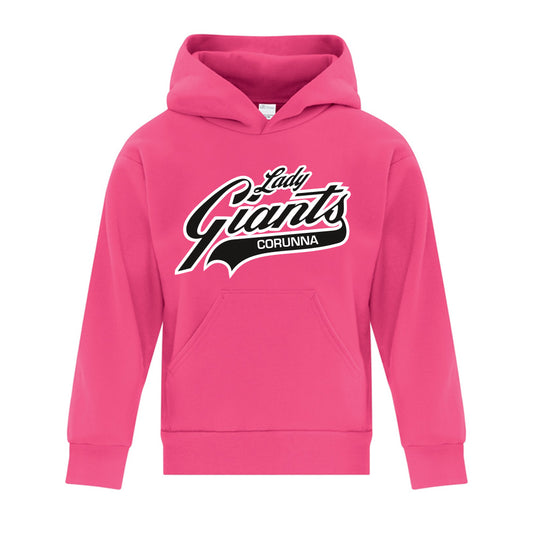 Corunna Lady Giants Youth Fleece Hooded Sweatshirt
