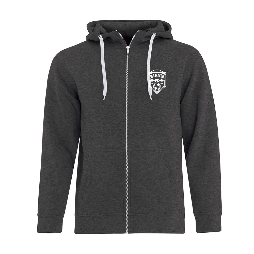 Sarnia FC Adult Full Zip Hooded Sweatshirt