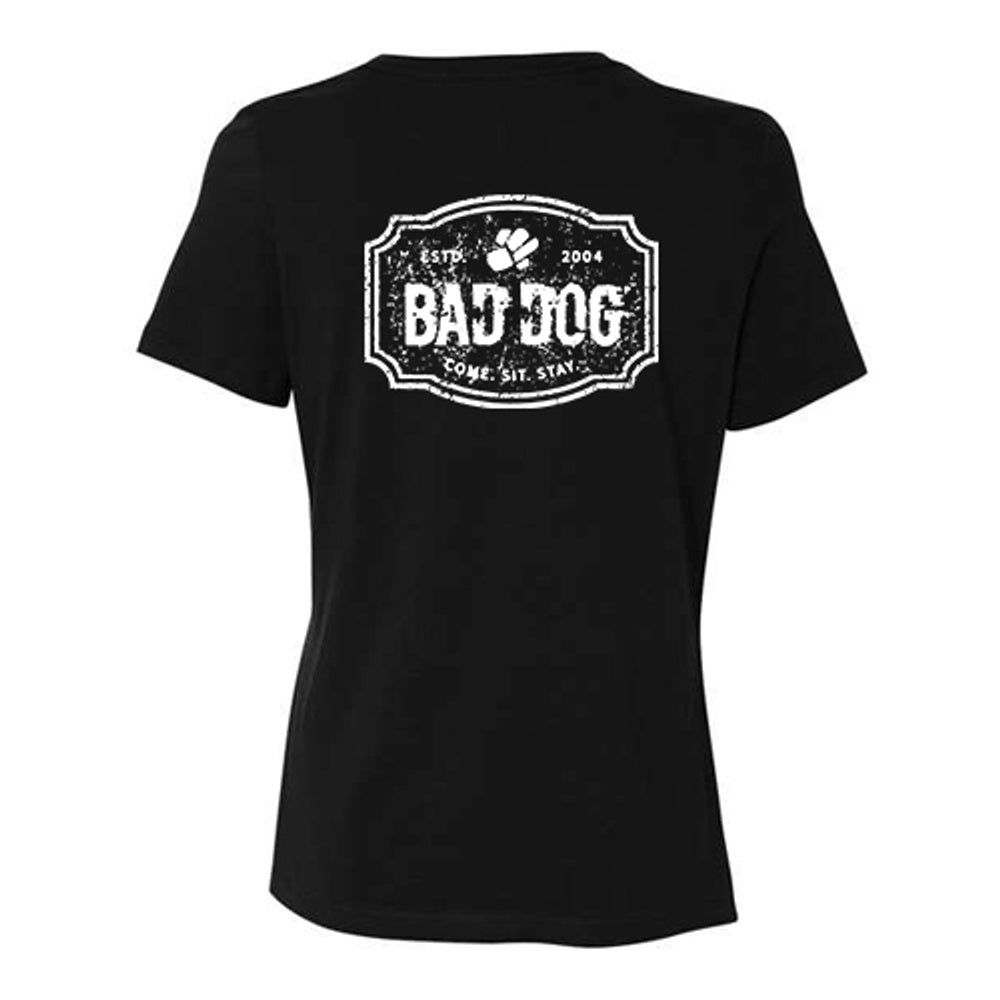 Bad Dog Ladies' Bella + Canvas Relaxed Jersey Short-Sleeve T-Shirt