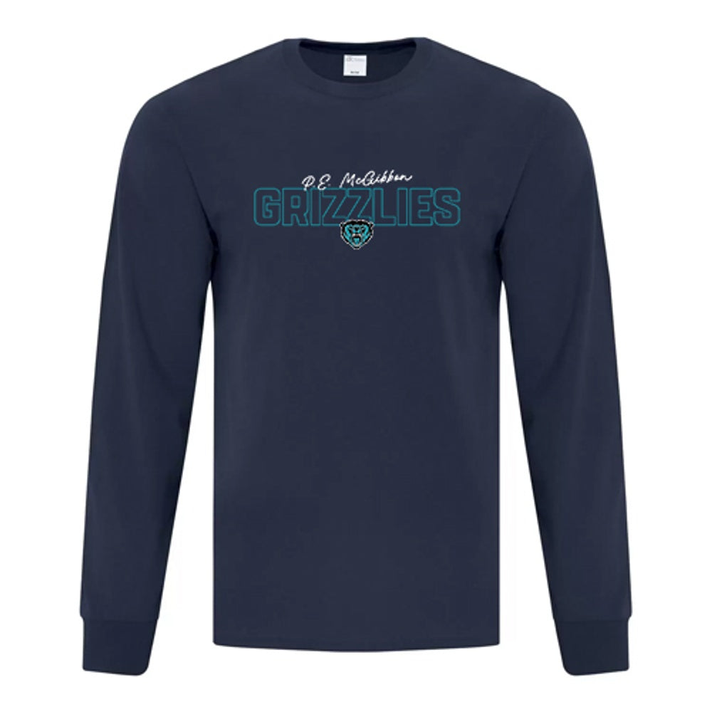 PE McGibbon Youth Everyday Cotton Long Sleeve T-Shirt