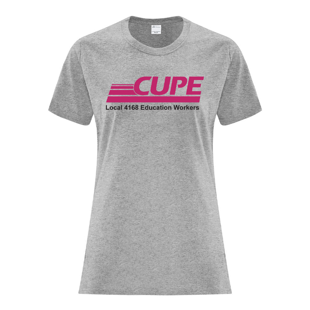 CUPE 4168 Ladies' Cotton T-Shirt